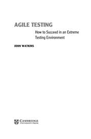 Agile testing