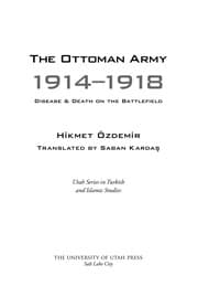 The Ottoman army, 1914-1918