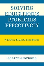 Solving education's problems effectively