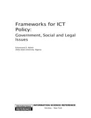 Frameworks for ICT policy