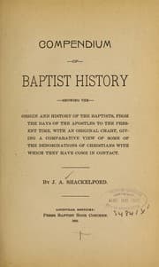 Compendium of Baptist history...