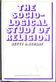 The sociological study of religion