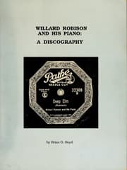 Willard Robison and his piano