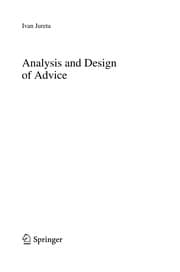 Analysis and Design of Advice