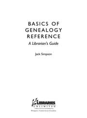 Basics of genealogy reference