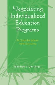 Negotiating individualized education plans