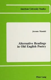 Alternative readings in Old English poetry