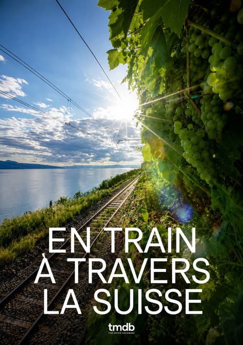 En train à travers la Suisse