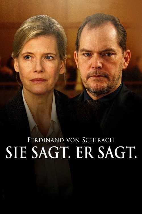 Sie sagt. Er sagt.