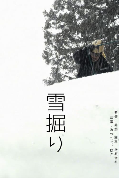 雪掘り