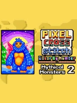 Pixel Cross Stitch: Color by Number - Mythical Monsters Pack 2