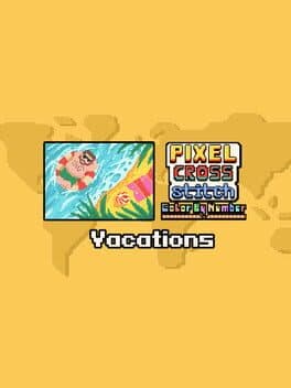 Pixel Cross Stitch: Color by Number - Vacations Pack