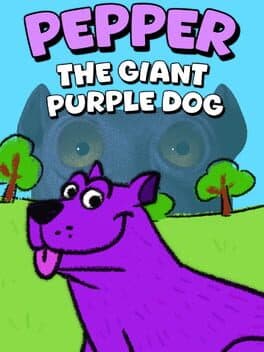 Pepper the Giant Purple Dog