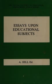 Essays upon educational subjects