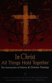 In Christ all things hold together