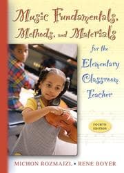 Music fundamentals, methods, and materials for the elementary classroom teacher