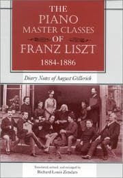 The piano master classes of Franz Liszt, 1884-1886