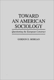 Toward an American sociology
