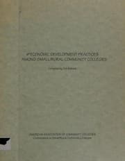 Economic development practices among small/rural community colleges
