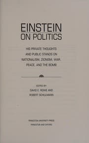 Einstein on politics