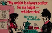 My weight is always perfect for my height--which varies