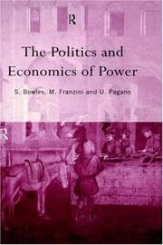 The politics and economics of power