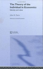 The theory of the individual in economics