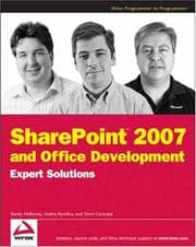 SharePoint 2007 and Office development expert solutions