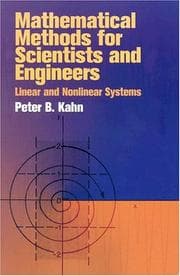 Mathematical methods for scientists and engineers