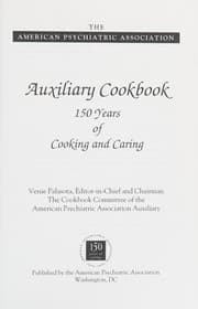 The American Psychiatric Association Auxiliary cookbook