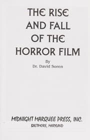 The rise and fall of the horror film