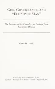 God, governance, and "economic man"