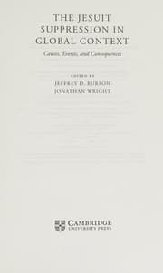 Jesuit Suppression in Global Context
