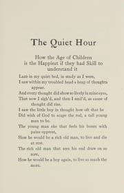 The quiet hour