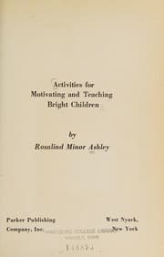 Activities for motivating and teaching bright children