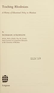 Teaching Rhodesians