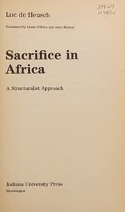 Sacrifice in Africa