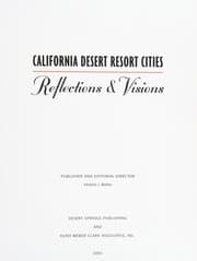 California desert resort cities