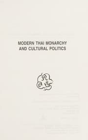 Modern Thai monarchy and cultural politics