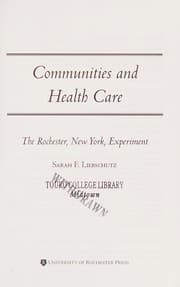 Communities and health care