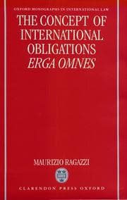 The concept of international obligations erga omnes