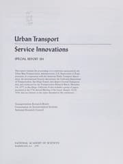 Urban transport service innovation