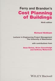 Ferry and Brandon's cost planning of buildings