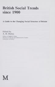 British social trends since 1900