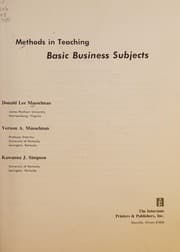 Methods in teaching basic business subjects