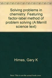 Solving Problems in Chemistry