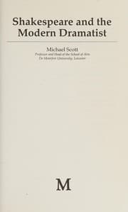 Shakespeare and the modern dramatist