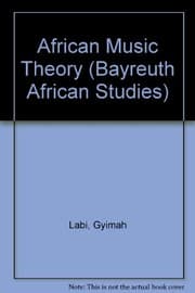 Theoretical issues in African music