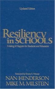 Resiliency in schools