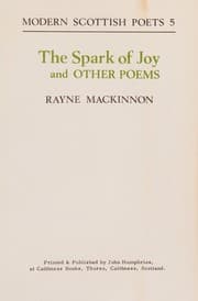 The spark of joy, and other poems